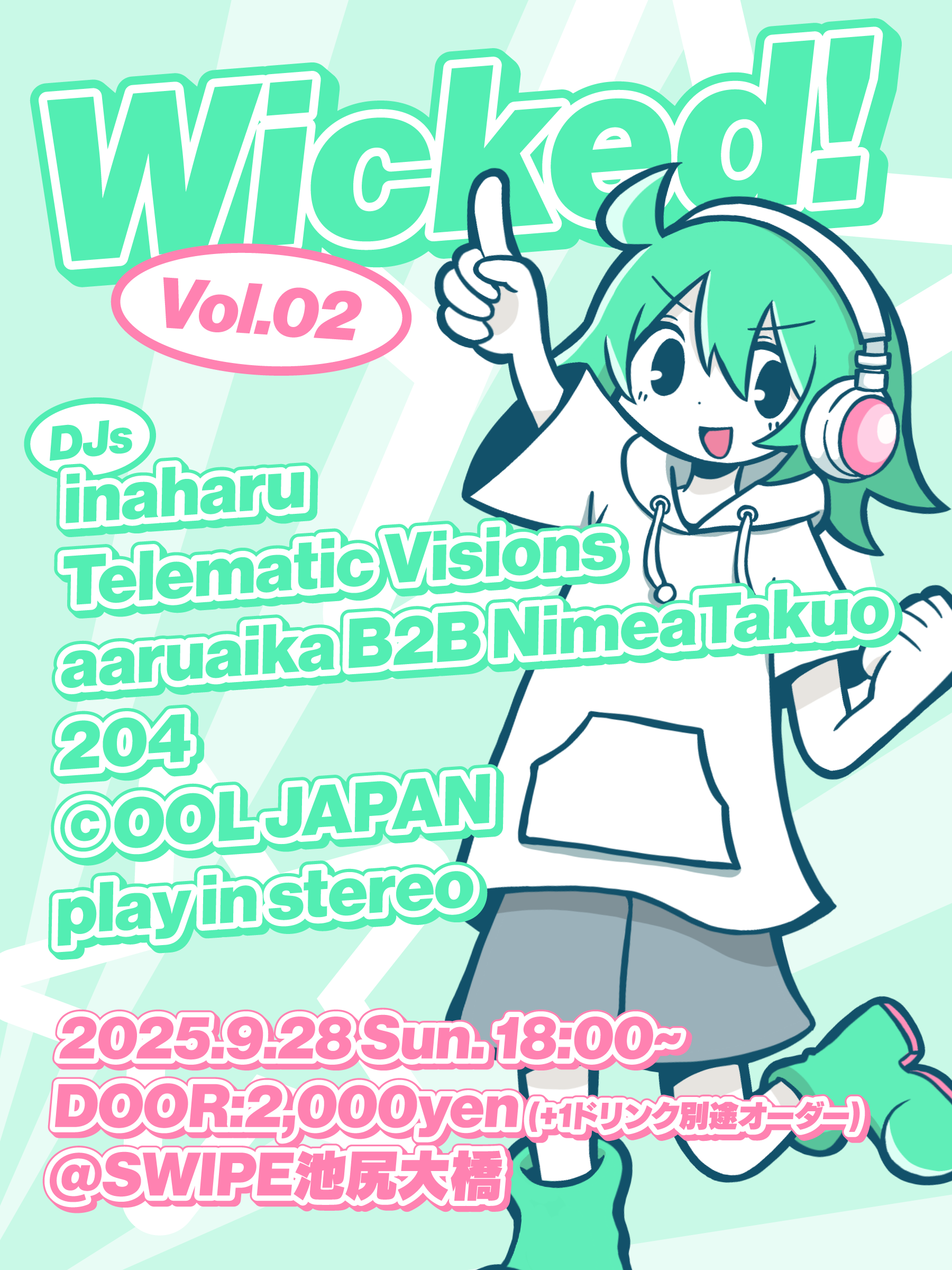 Wicked vol.2 flyer